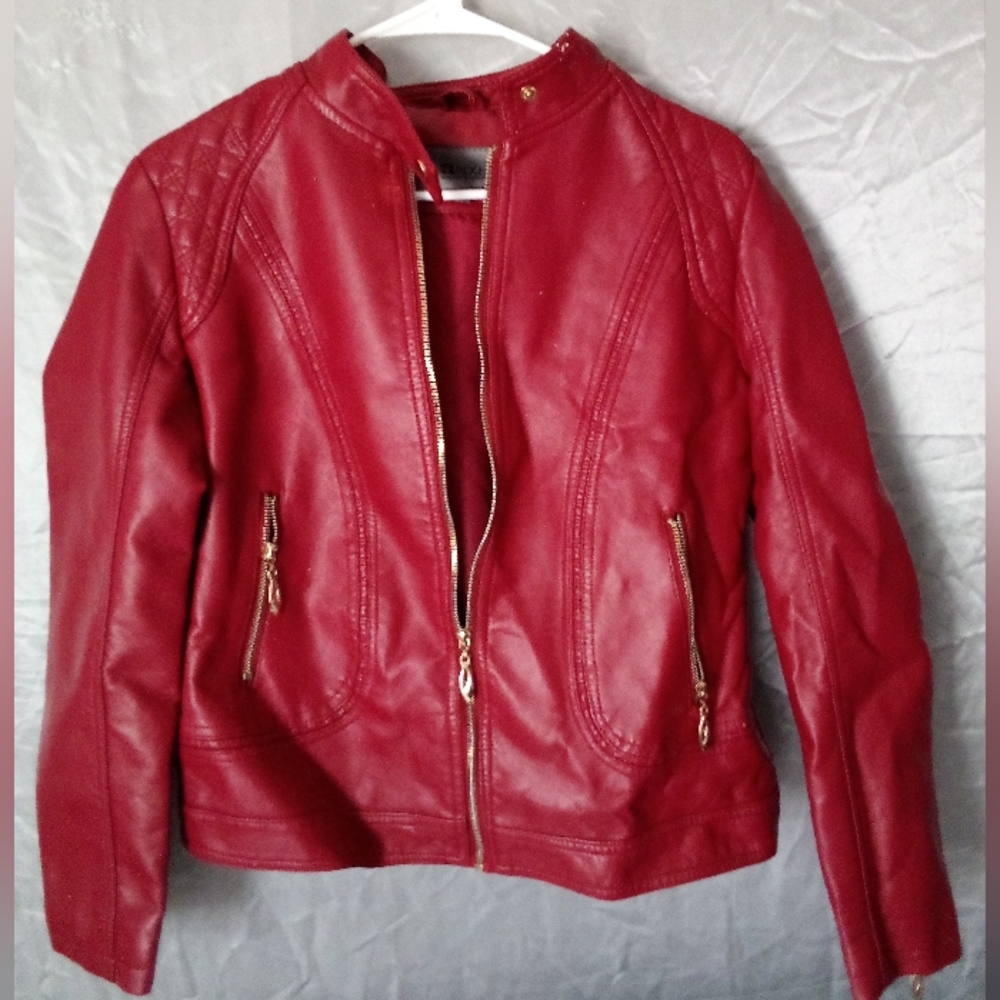 Red Leather NXH Jacket
